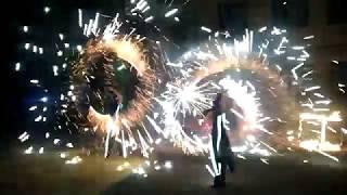 Фаер шоу гости из Славянска Fire show