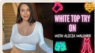 White Top Try On Haul! | Alicia Waldner Hauls  subscribe to the channel