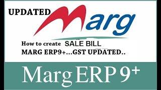 sale bill in marg software | Sale Bill| Billing in MARG (HINDI)