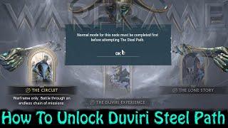 Warframe - How To Unlock Duviri Steel Path