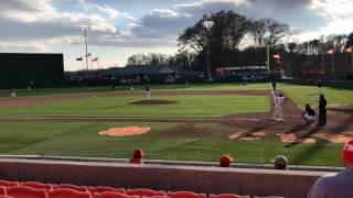 Kumar Nambiar pitching for Yale University