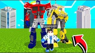 I Joined Forces With The AUTOBOTS In Minecraft!