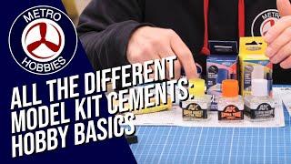 All about Plastic Model Kit Glues and Cement | Hobby Basics