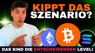 Bitcoin Pump!  Brechen wir das bärische Szenario? Die Chance ist da! [Solana & Ethereum Analyse]