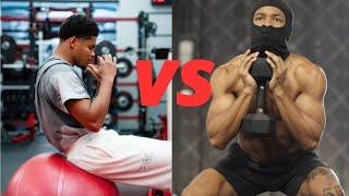 SHAKUR STEVENSON training vs FLOYD SCHOFIELD training