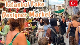 Fake Designer Market inside Istanbul Largest Bazaar  | Turkey | 2024 | 4K HDR | Parivish World