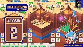 Idle Digging - ZPLAY Games, Gameplay Walkthrough #stage1 (iOS, Android)