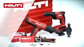 ANLEITUNG zur Montage mit dem Hilti X-BT Gewindebolzen