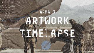 ArmA 3 Artwork Timelapse - Task Force Aspis # 3