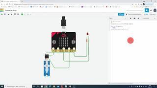 Tinkercad Урок №25 - Подключение внешнего светодиода и сервопривода к Microbit в Python#Tinkercad