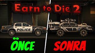 POLİS ARACINI ASKERİ ARABAYA DÖNÜŞTÜRMEK! | Earn to Die 2