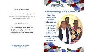 Celebrating The Lifes Of Hakeem Antoine, Dorothy Lafortune and Wahida Payet