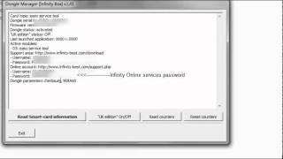 How to access Infinity Online Services with BEST Dongle