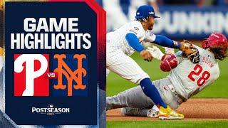 Phillies vs. Mets NLDS Game 3 Highlights (10/8/24) | MLB Highlights