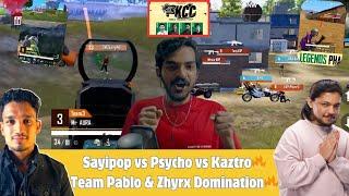 Sayipop vs Psycho vs Kaztro| Team Pablo & Zhyrx Domination| KCC 2024 | Junior Gaming