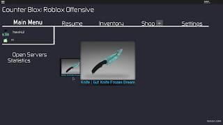 Unboxed A Frozen Dream Knife! | Roblox Counter Blox Roblox Offensive