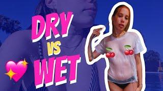 Dry vs Wet | Shower with Foxxy Red