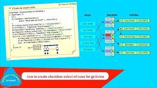 how to create a checkbox select all rows for gridview in c#