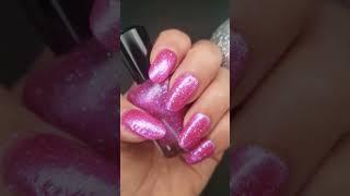 sparkle, glitter, holo pink polish!!! zoya malana #nails #pink #glitter @JillsBeautyAndWellness