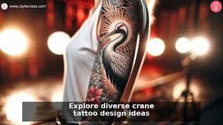 Top 10 Crane Tattoo Ideas & Meanings [2024 Inspiration]