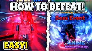 How to EASILY Beat the Boss Event in Anime Vanguards..