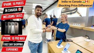 iPhone 16 Pro Max Price Comparison: Canada vs India | Where's the Best Deal? | First Day Shopping