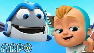 Baby Daniel Saves the Day | BEST OF ARPO! | Funny Robot Cartoons for Kids!