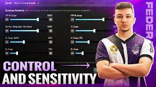 Federal New Sensitivity And Control / INFce Federalㅣ4 Finger + Gyroscope | Best Sensitivity PUBG