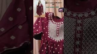 Anarkali kurta set from #meesho #shorts #minivlog #youtube #subscribe #minishorts