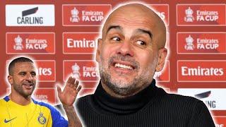 'Kyle Walker has asked LEAVE and PLAY ABROAD!' | Pep Guardiola | Man City 8-0 Salford City