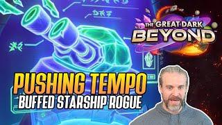 (Hearthstone) Pushing Tempo with Buffed Starship Rogue!