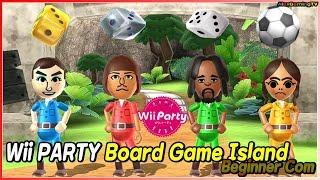 Wii Party - Board Game Island (Beginner com) Eddy vs Mike vs Alex vs Chika | AlexGamingTV