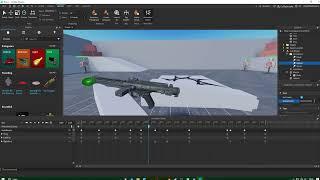 Quick crapy tutorial on how to add weapons to Roblox fps template