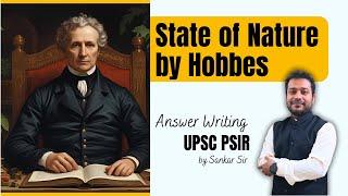 State of Nature by Hobbes | Answer Writing Approach | PSIR Optional | RAYACADEMY IAS