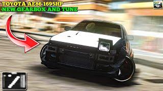 (UPDATED) SMOOTH AE86 DRIFT GEARBOX | CAR PARKING MULTIPLAYER NEW UPDATE | 1695HP