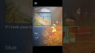 blue yung kai lyrics relaxing #fypage #song #lyrics #shorts #roblox