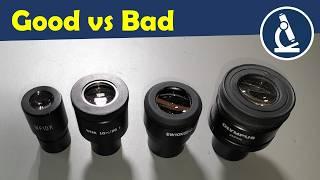 How microscopes eyepieces are different