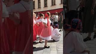 Traditional dance of Bratislava. #dance #bratislava #travel #slovakia