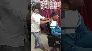 champi master ravi goutam #salon #youtubeshorts #comedy #funny #trending