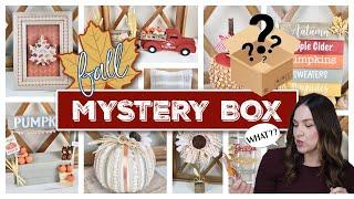 10 NEWFALL DECOR DIYS MADE FROM MYSTERY ITEMS | FALL MYSTERY BOX CHALLENGE