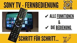 Sony Smart TV alle Funktionen der Fernbedienung. GANZ EINFACH!!!