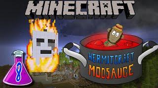 Minecraft Mods - Hermitcraft Modsauce #8 - Ghast Pooping Machine!