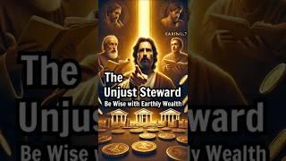 The Unjust Steward – Be Wise with Earthly Wealth #theunjuststeward #luke16  #jesusteachings