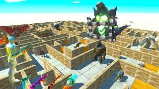 FPS AVATAR SAVE SUPER GODZILLA DEADLY MAZE PARKOUR - ARBS