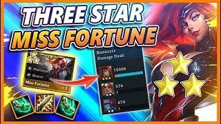 ⭐⭐⭐ THE FIRST THREE STAR MISS FORTUNE ON YOUTUBE  - BunnyFuFuu | Teamfight Tactics