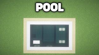 How to Build a Minecraft Pool (Tutorial)