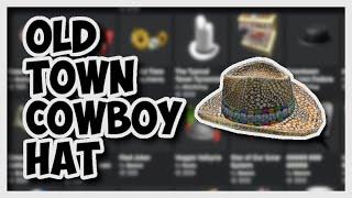 NEW OLD TOWN COWBOY HAT PROMOCODE | How to get the OLD TOWN COWBOY HAT (Roblox)