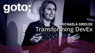 Transforming Developer Experience: A Tale of Recovery & Innovation • Michaela Greiler • GOTO 2024