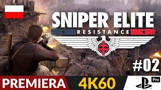 Sniper Elite Resistance PL  #2 - odc.2  Misja 2 - Skrzynka kontaktowa | Gameplay po polsku 4K