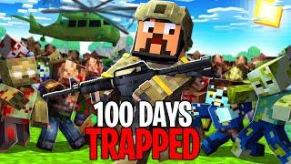 Trapped For 100 Days on a Minecraft Zombie Island..